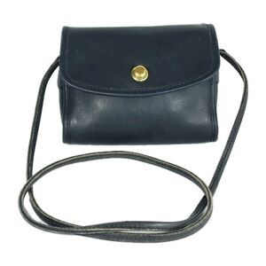 Coach Vintage Christie 9892 Black Leather Small Purse Shoulder Crossbody Bag